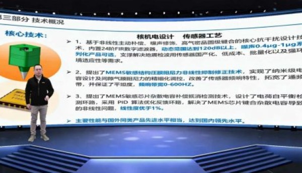 科技城创新成果发布  MEMS地震检波器与振波仪