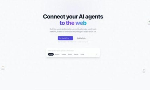 Scavio 推出统一实时搜索 API：助力 AI Agent 一键接入Google、Amazon及 YouTube 等各大平台
